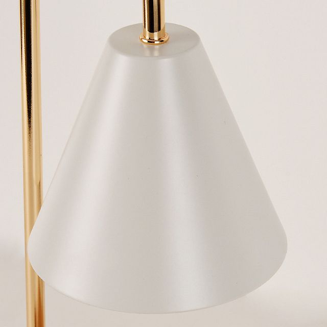 Lampe de table en métal géométrique moderne 1 luminaire de table d'éclairage (décoration non incluse)