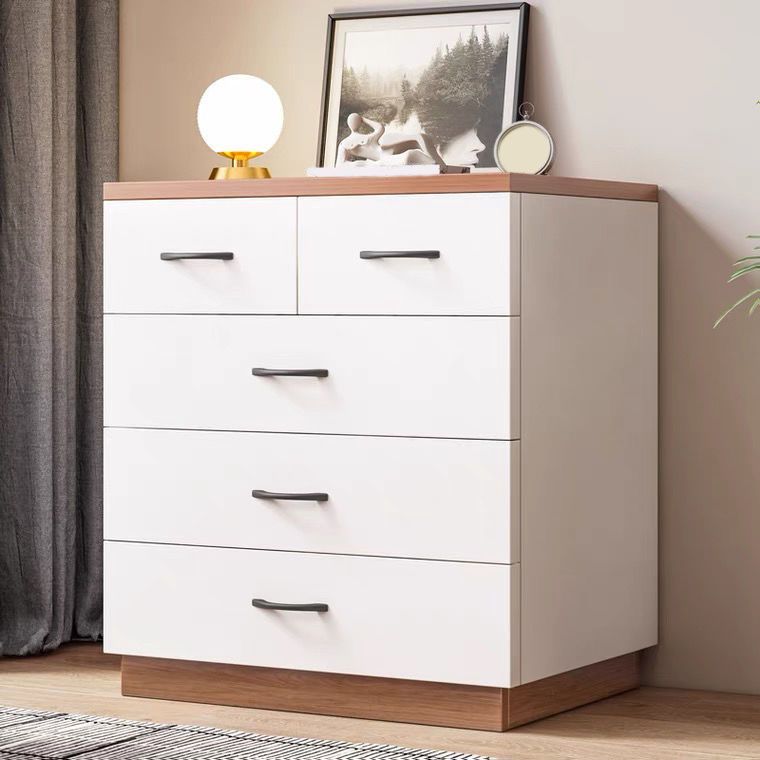 16" D Modern Wooden Lingerie Chest Bedroom Vertical Storage Chest Dresser with Drawers