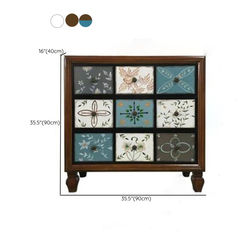 15.6-inch W Traditional Storage Chest Solid Wood Storage Chest Dresser