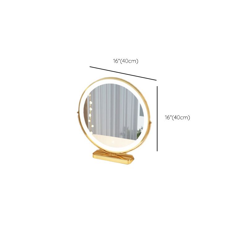 Solid Wood Makeup Vanity Desk Lighted Mirror Makeup Vanity Set