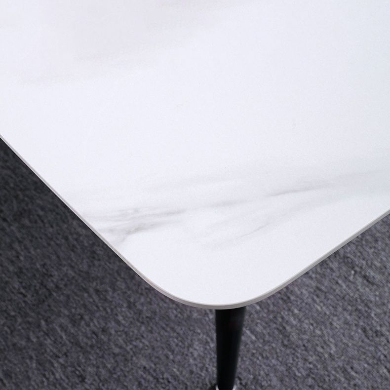 Hedendaagse gesinterde stenen top standaard eettafel rechthoek eettafel voor keuken