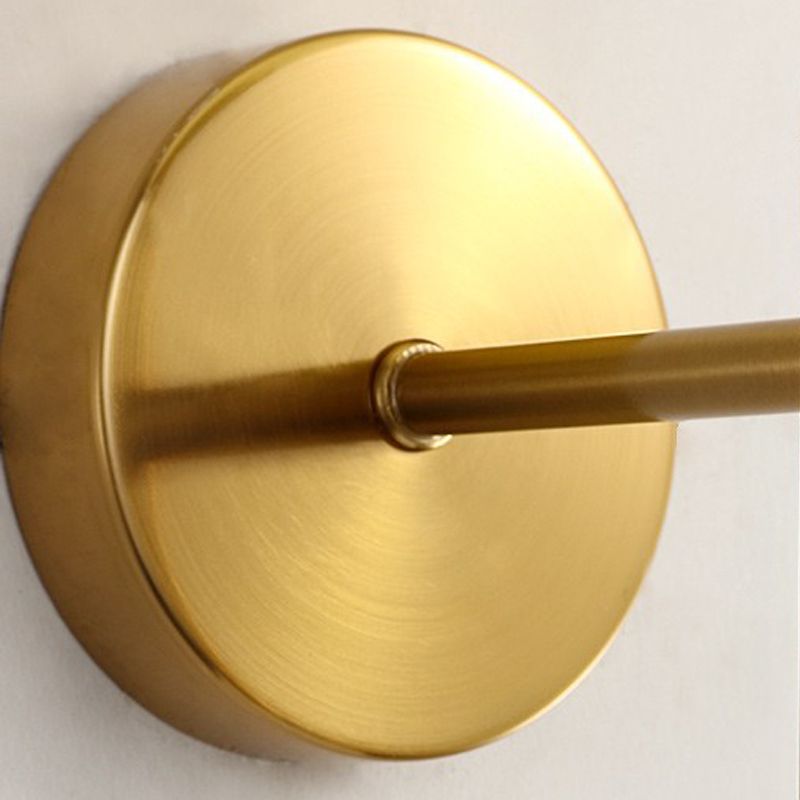 Contemporary 1 Head Wall Light Glass Shade Wall Sconce for Living Room