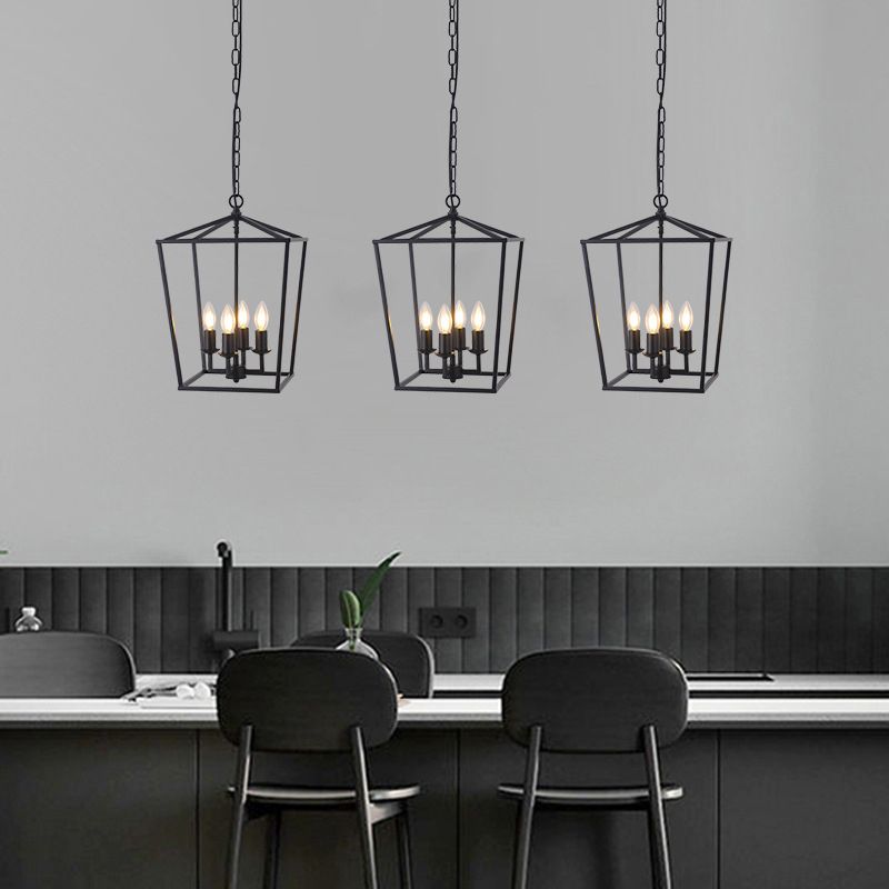 Industrial Minimalist Adjustable Pendant Lighting for Living Room Dining Room
