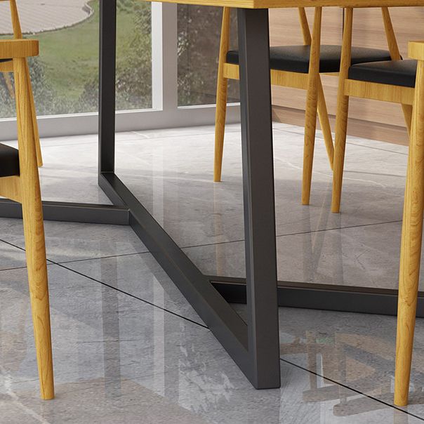 Industrial Dinette Set for Home 1/2/9 Pieces Solid Wood Dining Table Set