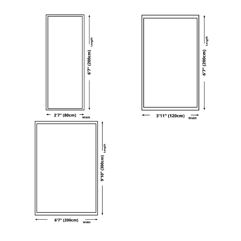 Modern Graphic Pattern Rug Polyester Area Carpet Stain Resistant Indoor Rug for Living Room