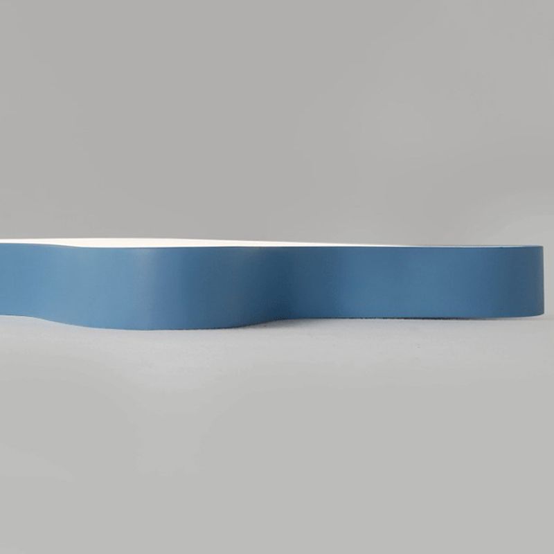 Modern Creative Macaron LED Ceiling Light Wrought Iron Star Flush Mount with Acrylic Shade