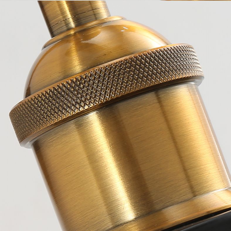 Vintage Industrielle Wandleuchter Ein leichtes Leuchten Licht im klaren Glasschatten