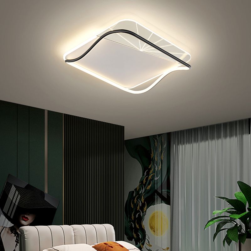 Éclairage de la bouffée de vidange Geometric Flush Mount Light Flush-Mount Light Fixture