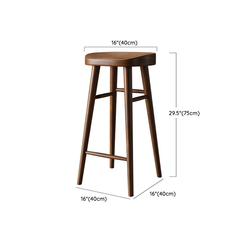 Modern Counter Height Pub Set 1/2/3 Pcs Solid Wood Bar Table and Stools