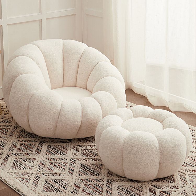 Contemporary Papasan Chair with Sewn Pillow Back and Solid Wood Frame
