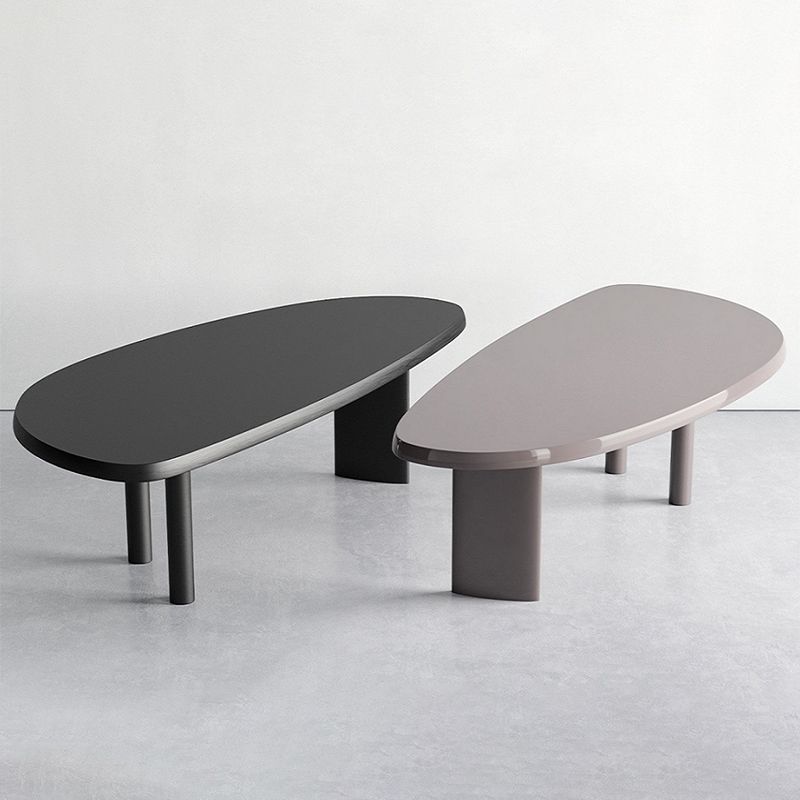 Solid Wood Dining Table Free Form Furniture for Home with Tripod Base