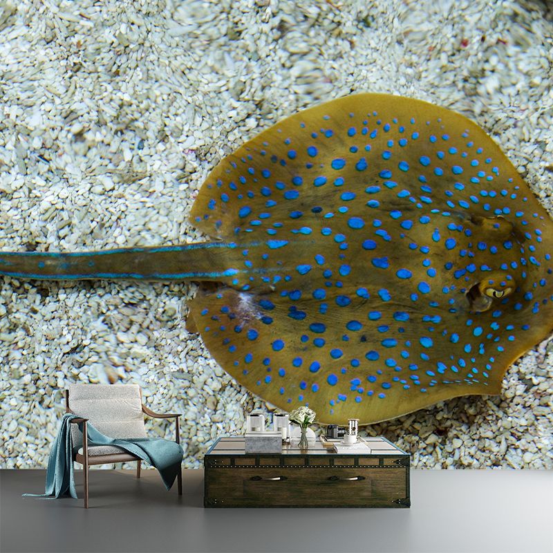 Fashionable Wall Mural Fish Patterned Living Room Wall Mural