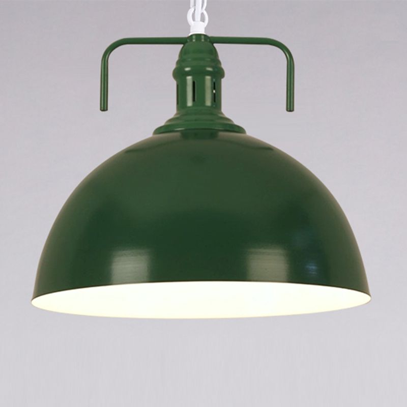 Lumière suspendue industrielle colorée d'éclairage de pendentif en métal pour le salon