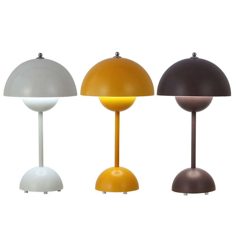 Lampe à LED nordique moderne lampe à macaron en fer forgé lumineuse avec une teinte acrylique