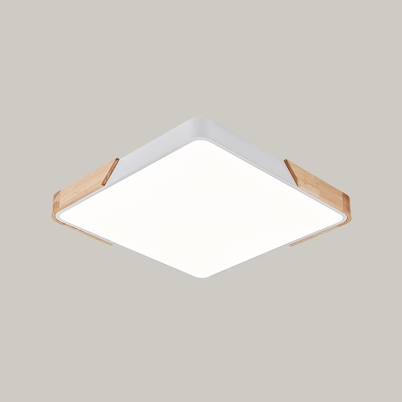 Luminaire encastré LED carré luminaire de plafond en métal de Style nordique