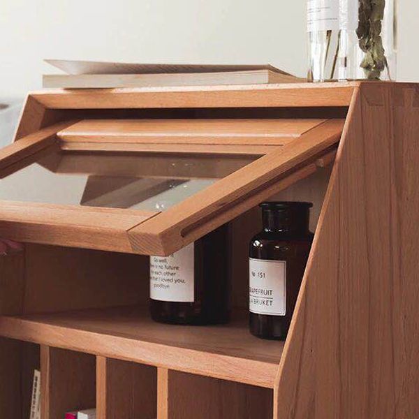 Contemporary Style Bookshelf Closed Back Bookcase for Office and Study Room