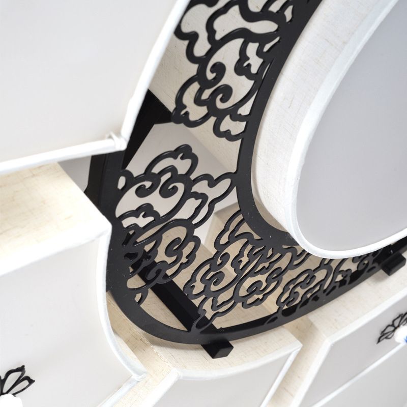 Cercle traditionnel Clôture de l'ébullition Tissu plafond Fixation du plafond de plafond pour la chambre à coucher