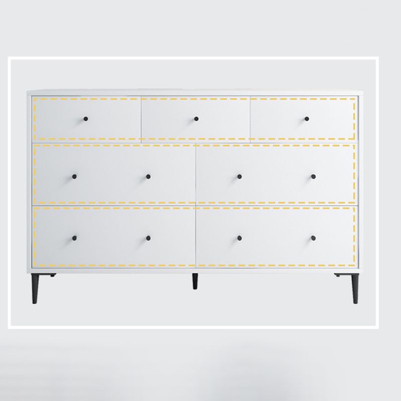13.65-inch Width Storage Chest Contemporary Dresser with 4/7 Drawers