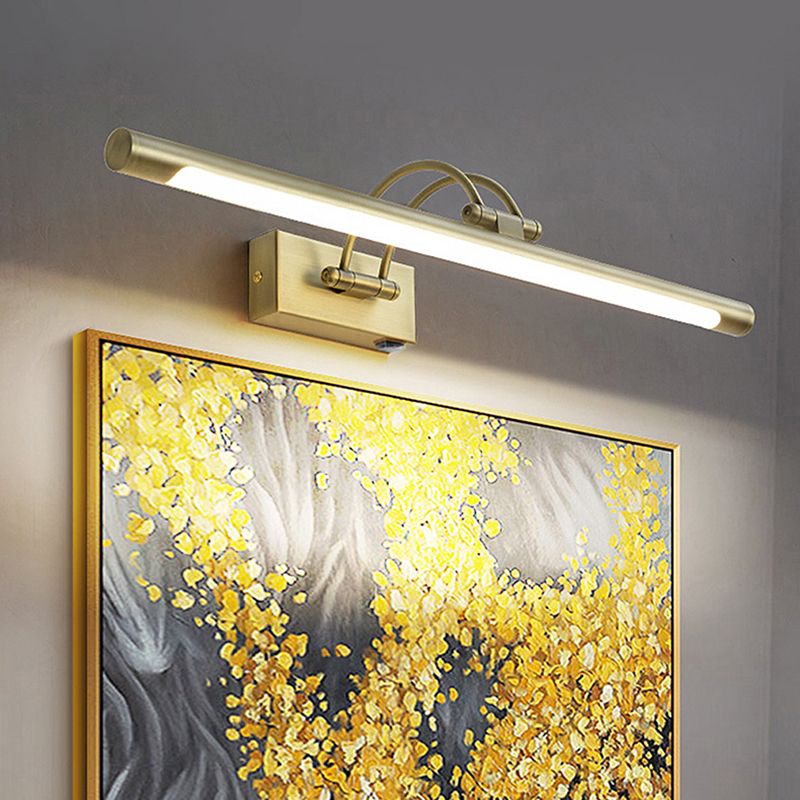 Modern Minimalist Style Cylindrical Vanity Wall Light Fixtures Metal Vanity Lights for Toilet