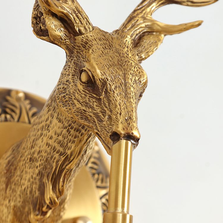 Crystal and Brass Vanity Lighting Modern Wall Light Fixture for Bathroom