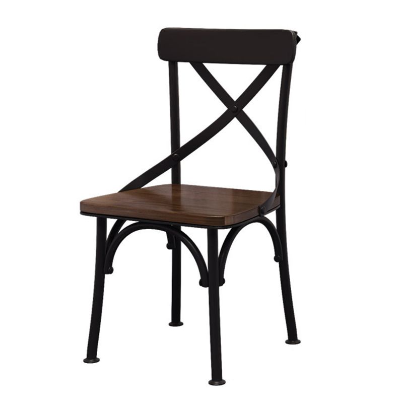 Industrial 1/4/5 Pieces Dining Set Rectangle Pine Wood Dining Table for Dining Room Cafe