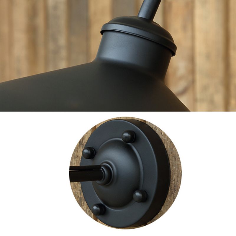 Industrielle Vintage -Wandleuchte -Leuchten im Freien mit Schmiedeeiseisen -Wand montiertes Licht