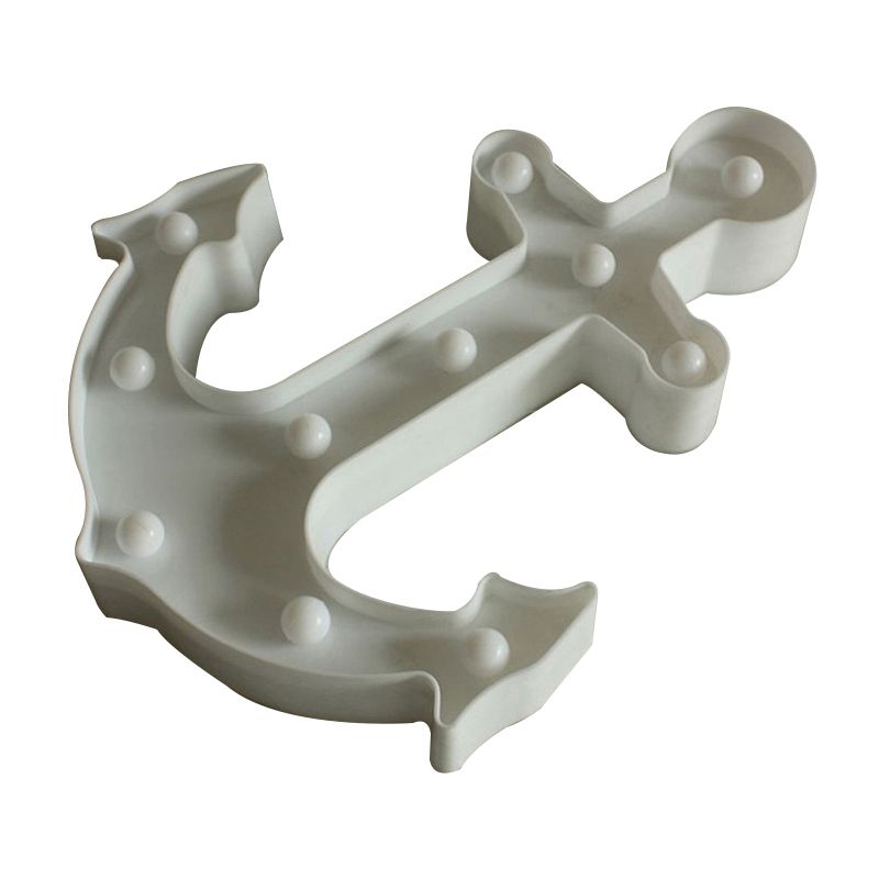 Elemento a vela e illuminazione per comodini in plastica Lampada da parete a led nordica per la camera da letto per bambini