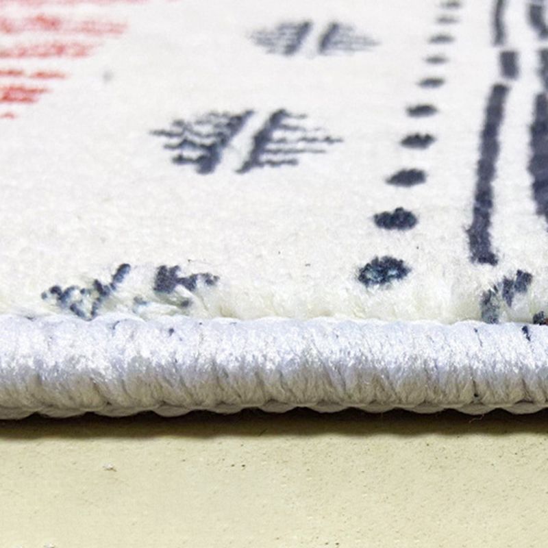 Yellow Modern Carpet Polyester Checked Pattern Carpet Washable Carpet for Drawing Room