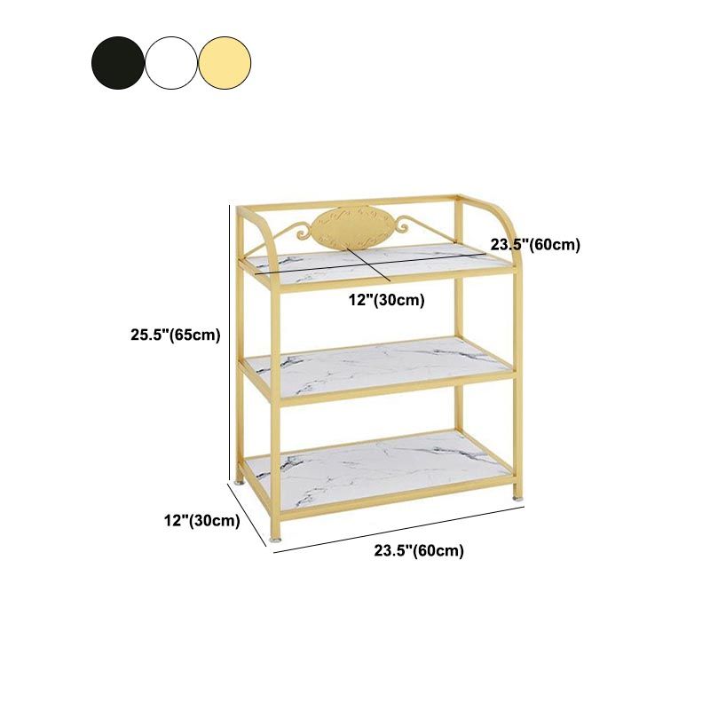23.62"W Contemporary Metal Prep Table Rolling Prep Table for Dining Room