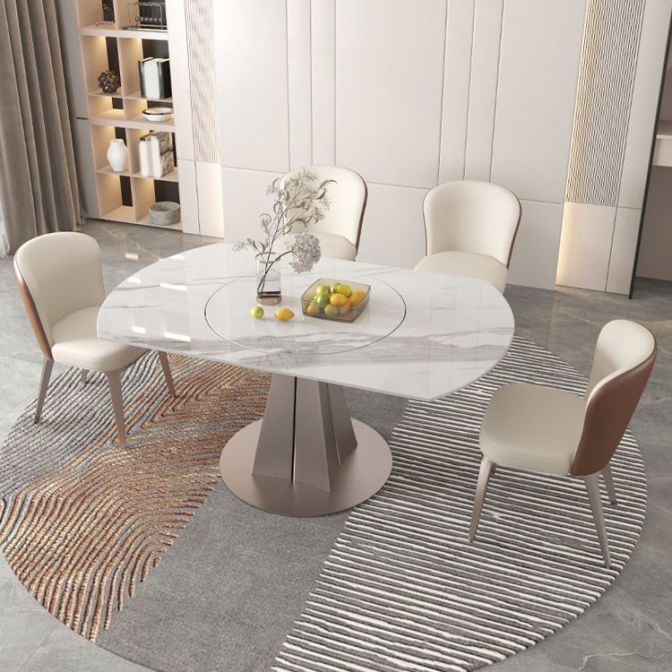 Modern Sintered Stone Dining Table Set 1/2/5/7 Pieces Dining Set for Home Use
