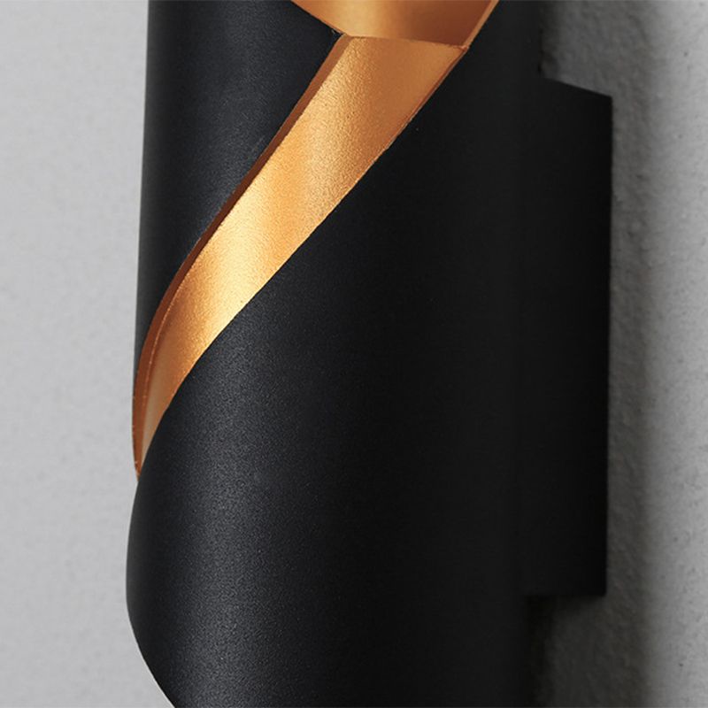 Modern Style Unique Shape Wall Sconce Metal 2 Light Sconces for Corridor