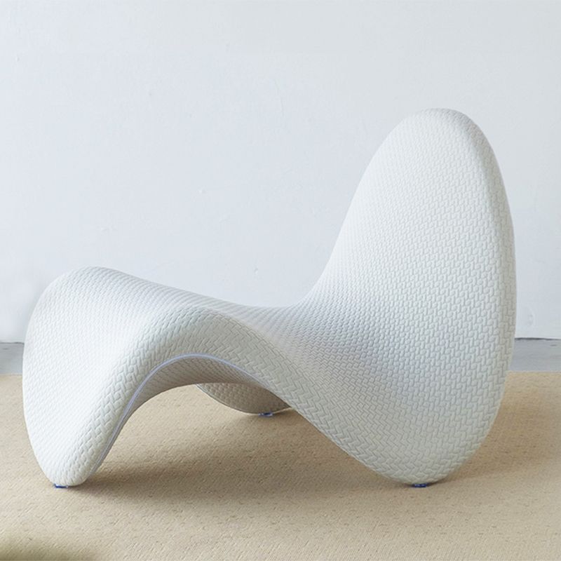 Armless Accent Chair 29.52" L x 33.85" W x 25.59" H Tongue Shape Chair