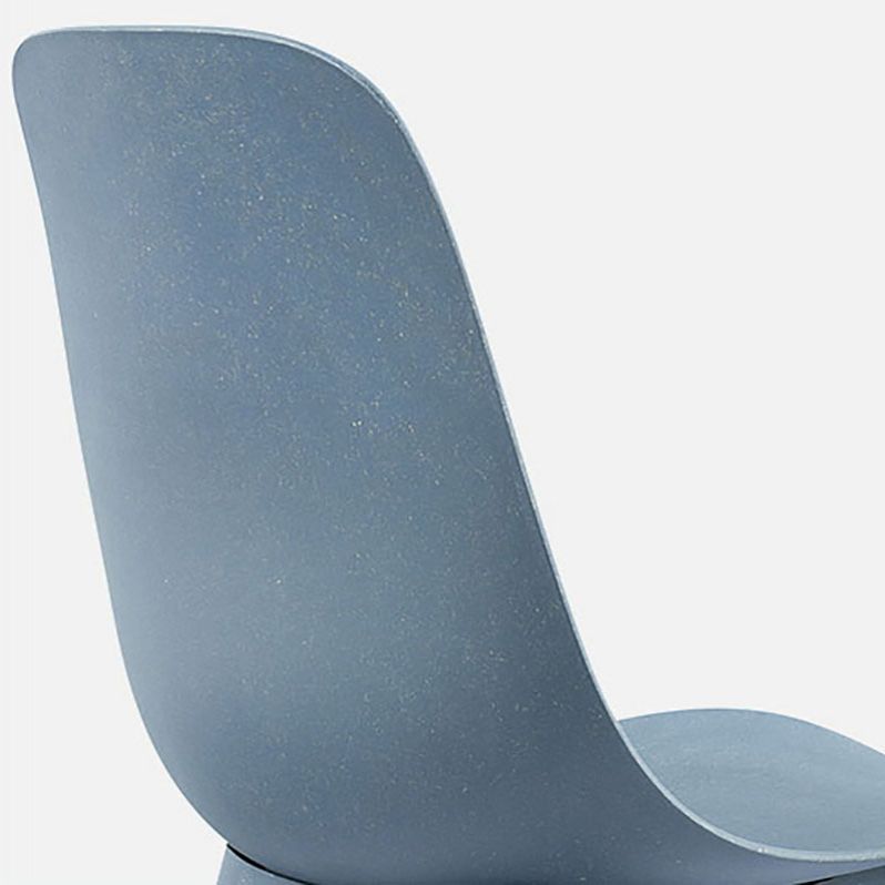 Chaise de salle à manger en plastique moderne, chaises de salle à manger sans bras pour utilisation au restaurant