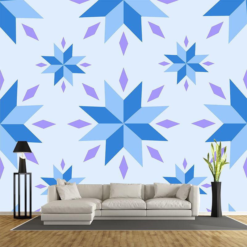 Customized Contemporary Geometry Wall Mural Decal Moisture Resistant Wall Decor
