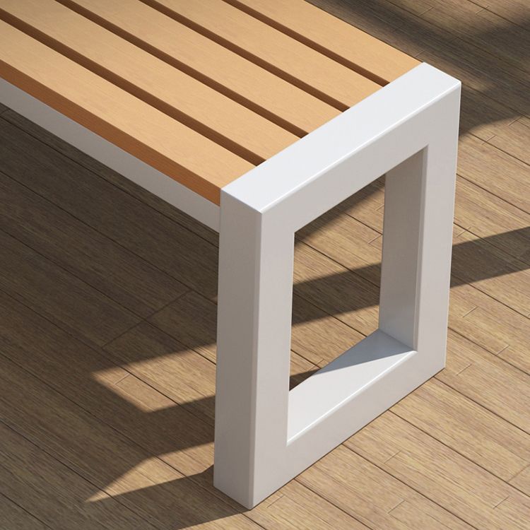 Modern Rectangular Picnic Table 1/3 Piece Reclaimed Wood Picnic Table