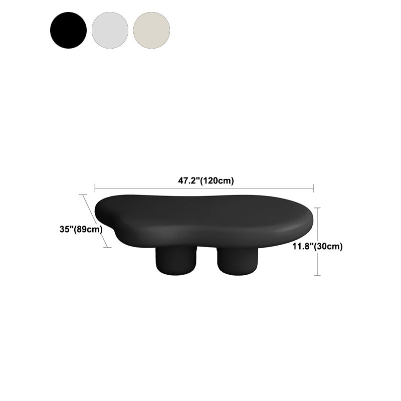 Scandinavian Wooden Cocktail Table Free form 3 Legs Coffee Cocktail Table for Bedroom