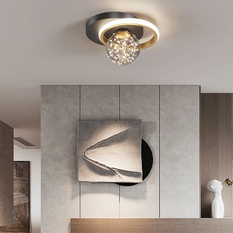Lampe encastrée moderne à 2 têtes, plafonnier LED Gypsophila pour chambre à coucher