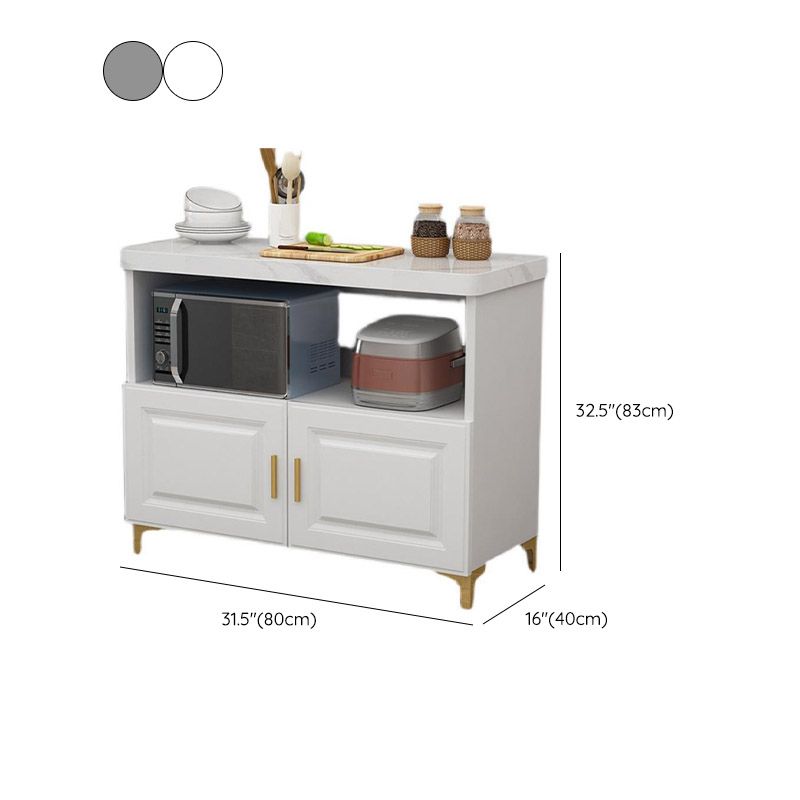 Dining Room Kitchen Island Table Marble Stationary Kitchen Island