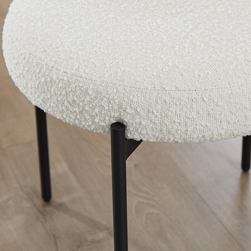 Open Back Dining Side Chair Contemporary Armless Dining Chairs