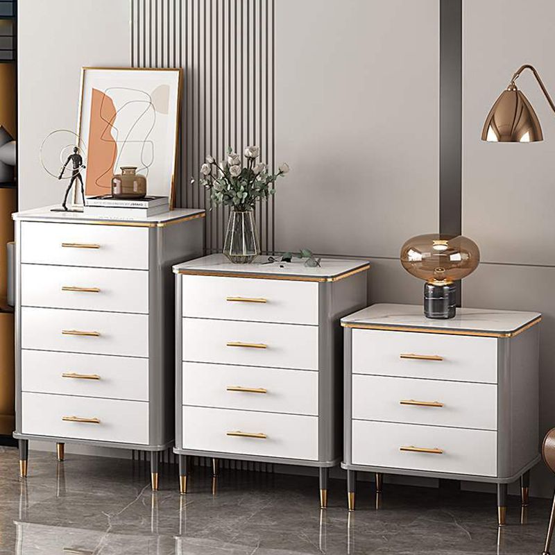 15.74" Wide Wood Accent Chest with Straight Legs Contemporary Chest