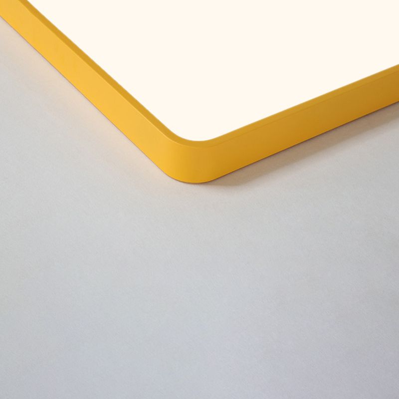 Modern Ceiling Light Nordic Creative Macaron Living Room Corridor Balcony Aisle Iron Ultra-thin Square Led Lamps