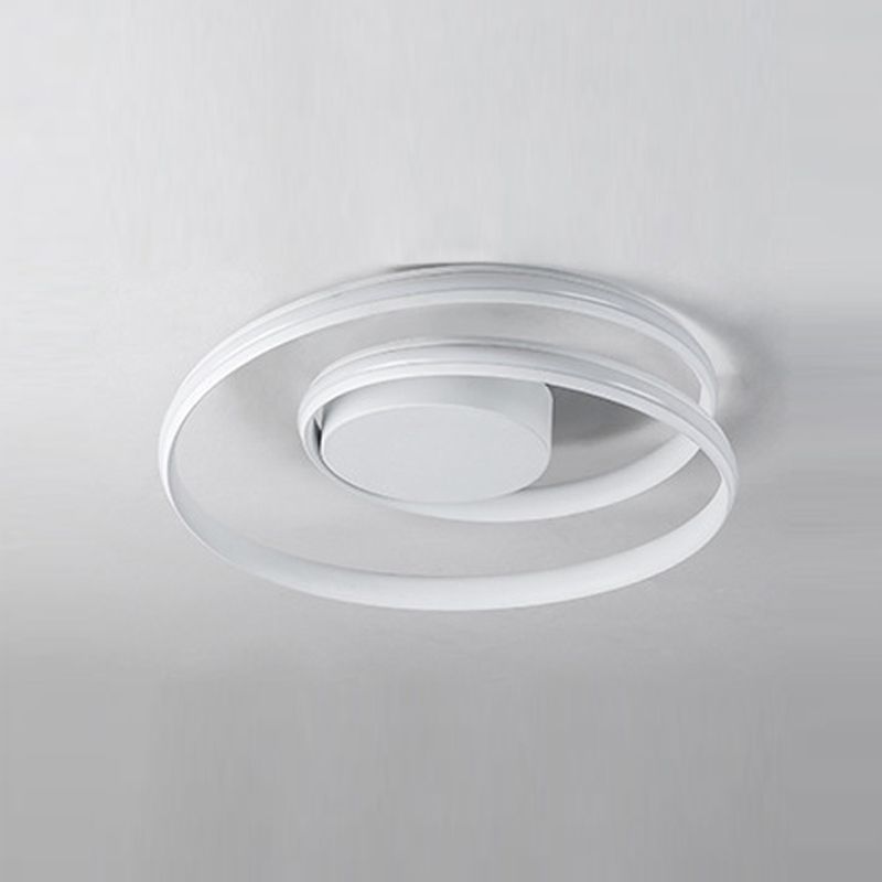 Plafonnier Cercle Simplicité Métal LED Près du Plafonnier