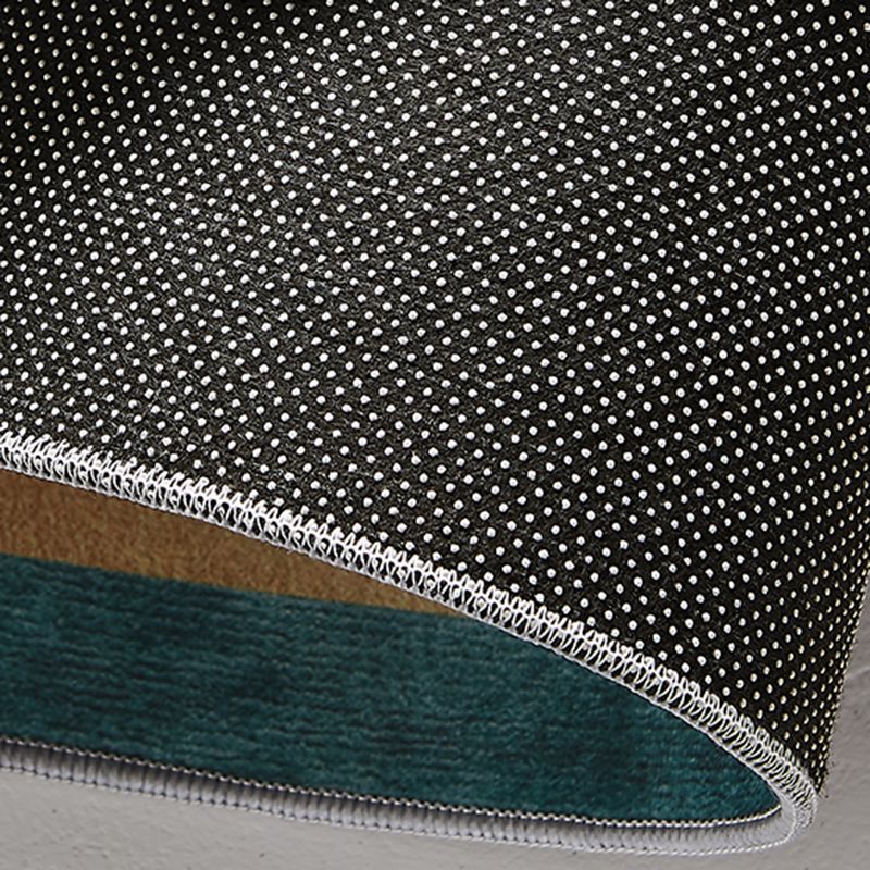 Grauston lässig Indoor Teppich Polyester Spleißen Druckteppich nicht rutschfestes Innenteppich für Wohnzimmer