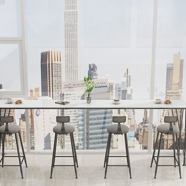 Mesa de altura de mostrador de la cafetería del escritorio de la barra del rectángulo del rectángulo moderno (la única mesa)