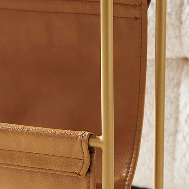 Brone Tray Top Corner Table Solid Wood Side Table with Storage