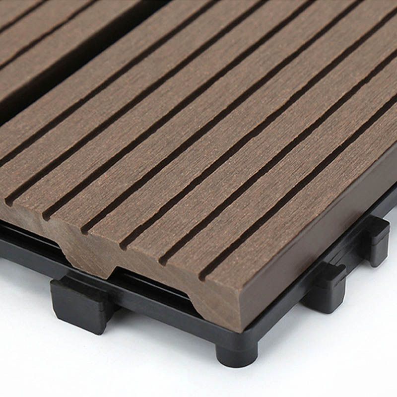 Classical Deck Tile Interlocking Wood Outdoor Flooring Flooring Tile