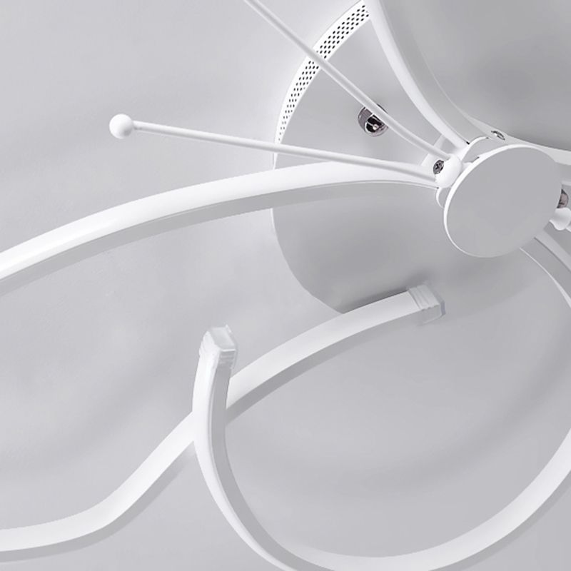 Acryl vlinderplafondlamp eigentijds inbouwlicht in wit voor verpleegkamer