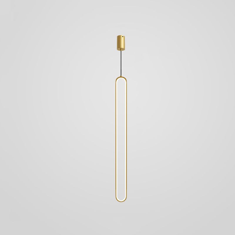 Aluminium -LED LED Linear anheizt Licht im modernen kreativen Stil Kieselgel Deckenleuchte für Wohnzimmer