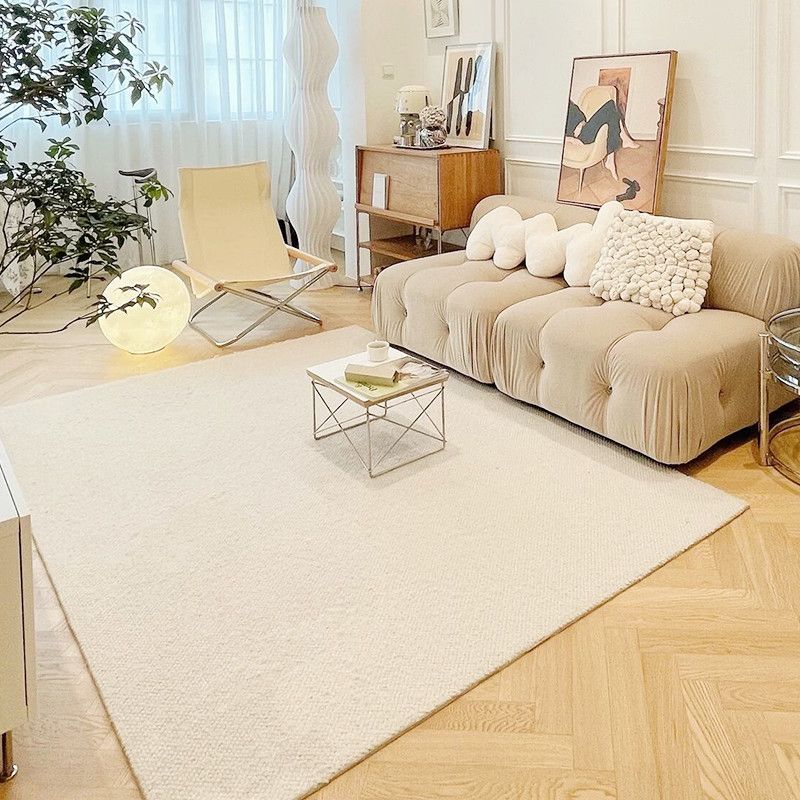 Tapis de couleur pure moderne Tapis de polyester de tapis de polyester