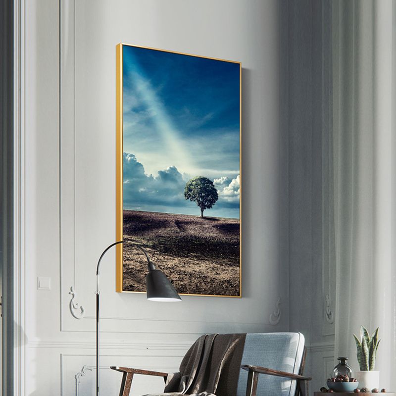 Photography Modern Style Canvas Print Natural Landscape in Light Color, Multiple Sizes